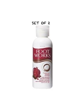 AVON FOOTWORKS POMEGRANATE CHOCOLATE FOOT SOAK (NEW WITH TAGS)